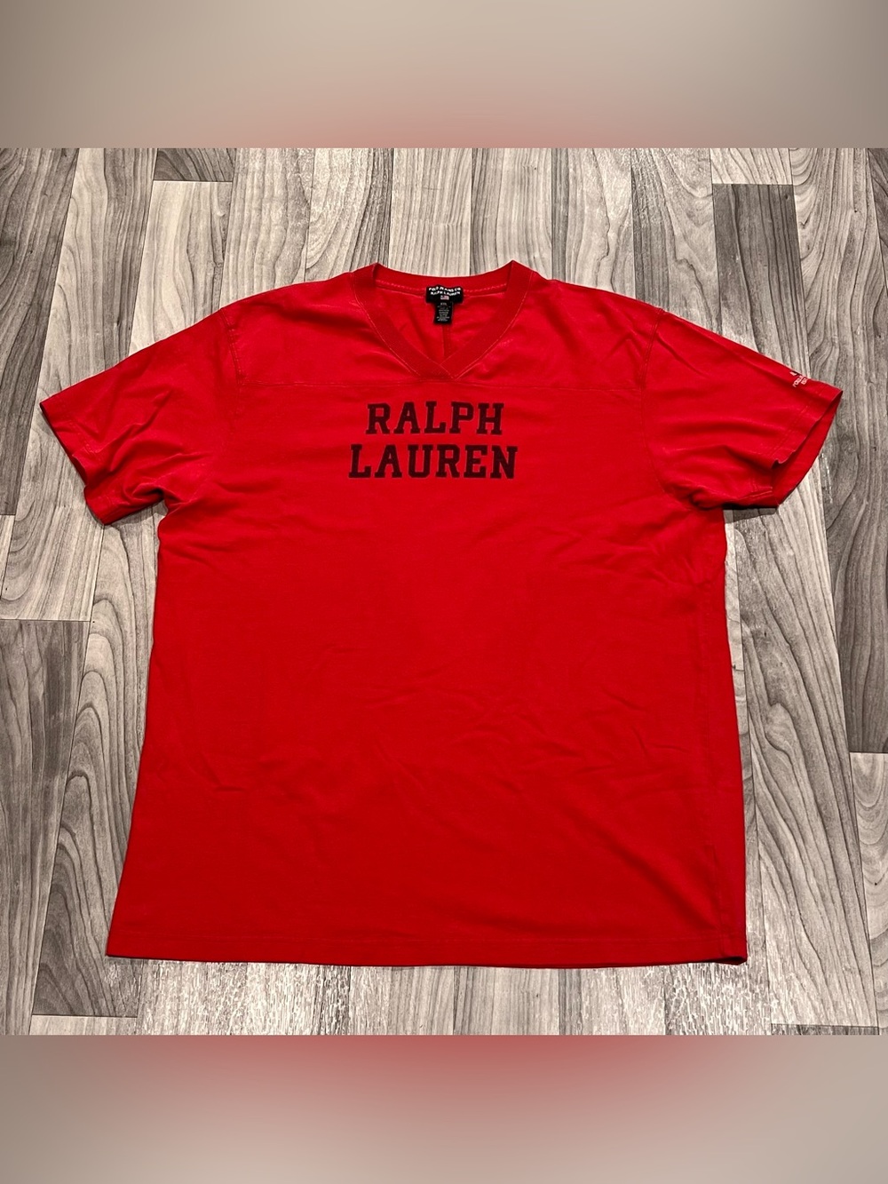 SIZE XXL MENS VINTAGE POLO RALPH LAUREN POLO JEANS VNECK JERSEY Y2K SHIRT